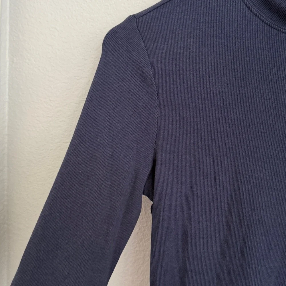 LILLUSORY Mock Neck Ribbed Knit Long Sleeve Party Bodycon Mini Dress - Picture 5 of 9